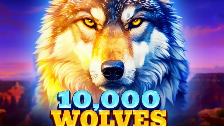 Pemandangan hutan liar dalam permainan slot 10,000 Wolves 10K Ways